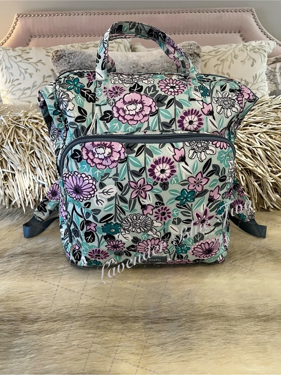 Vera Bradley Handbags - VERA BRADLEY Penelope’s Garden Convertible Ripstop Laptop Backpack Diaper Floral